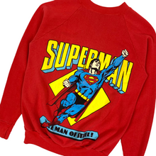 Load image into Gallery viewer, Superman Man of Steel Crewneck Sweatshirt - Size XL
