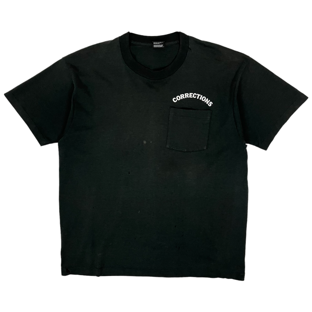 Department Of Corrections We Do It Behind Bars Pocket Tee - Size XL