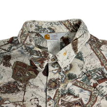 Load image into Gallery viewer, Carhartt All Over Print Winter Scene Flannel Shirt - Size XL
