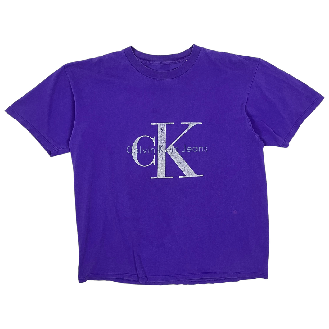 Calvin Klein Jeans CK Logo Tee - Size L/XL