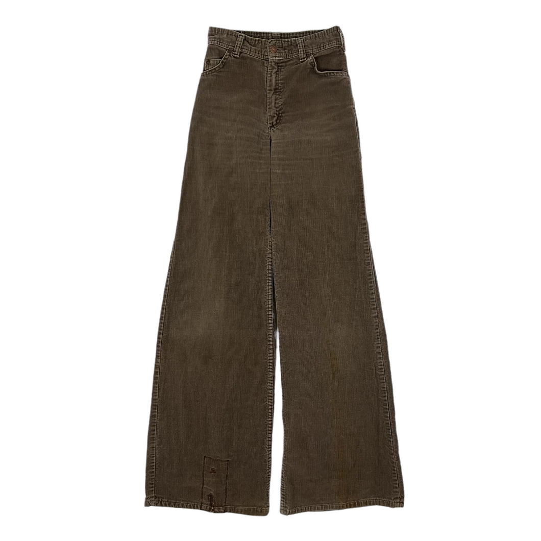 Women's Corduroy Bell Bottom Pants - Size 25