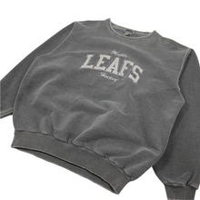 Load image into Gallery viewer, Distressed Toronto Maple Leafs Tonal Crewneck Sweatshirt - Size L
