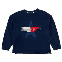 Load image into Gallery viewer, Tommy Jeans Star Crewneck Sweatshirt - Size L

