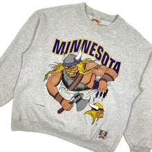 Load image into Gallery viewer, 1993 Minnesota Vikings Nutmeg Crewneck Sweatshirt - Size L
