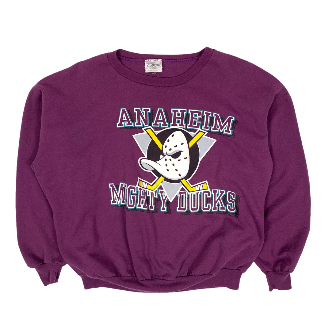 1993 Anaheim Mighty Ducks Crewneck Sweatshirt - Size M