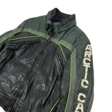 Load image into Gallery viewer, Artic Cat Snowmobile Leather Race Jacket - Size M
