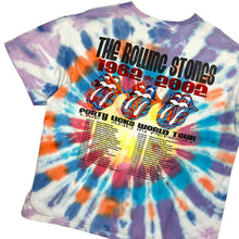 Load image into Gallery viewer, 2002 The Rolling Stones World Tour Tie Dye Tee - Size L/XL
