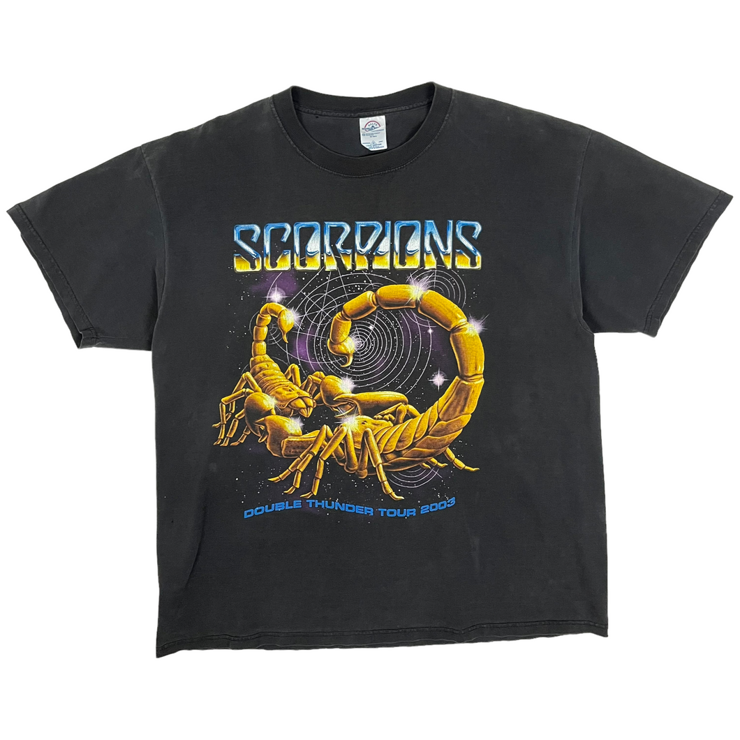 2003 Scorpions Double Thunder Tour Tee - Size XL
