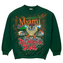 Load image into Gallery viewer, 1993 University of Miami Taz Crewneck Sweatshirt - Size XL

