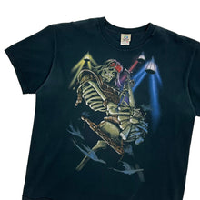 Load image into Gallery viewer, Liquid Blue Skeleton Guitar Player Tee - Size XL
