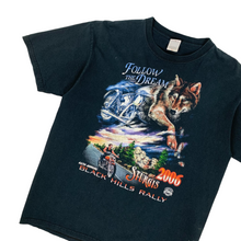Load image into Gallery viewer, 2006 Sturgis Follow The Dream Wolf Biker Tee - Size L
