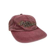 Load image into Gallery viewer, Harley Davidson Stone Wash Strapback Hat - Adjustable
