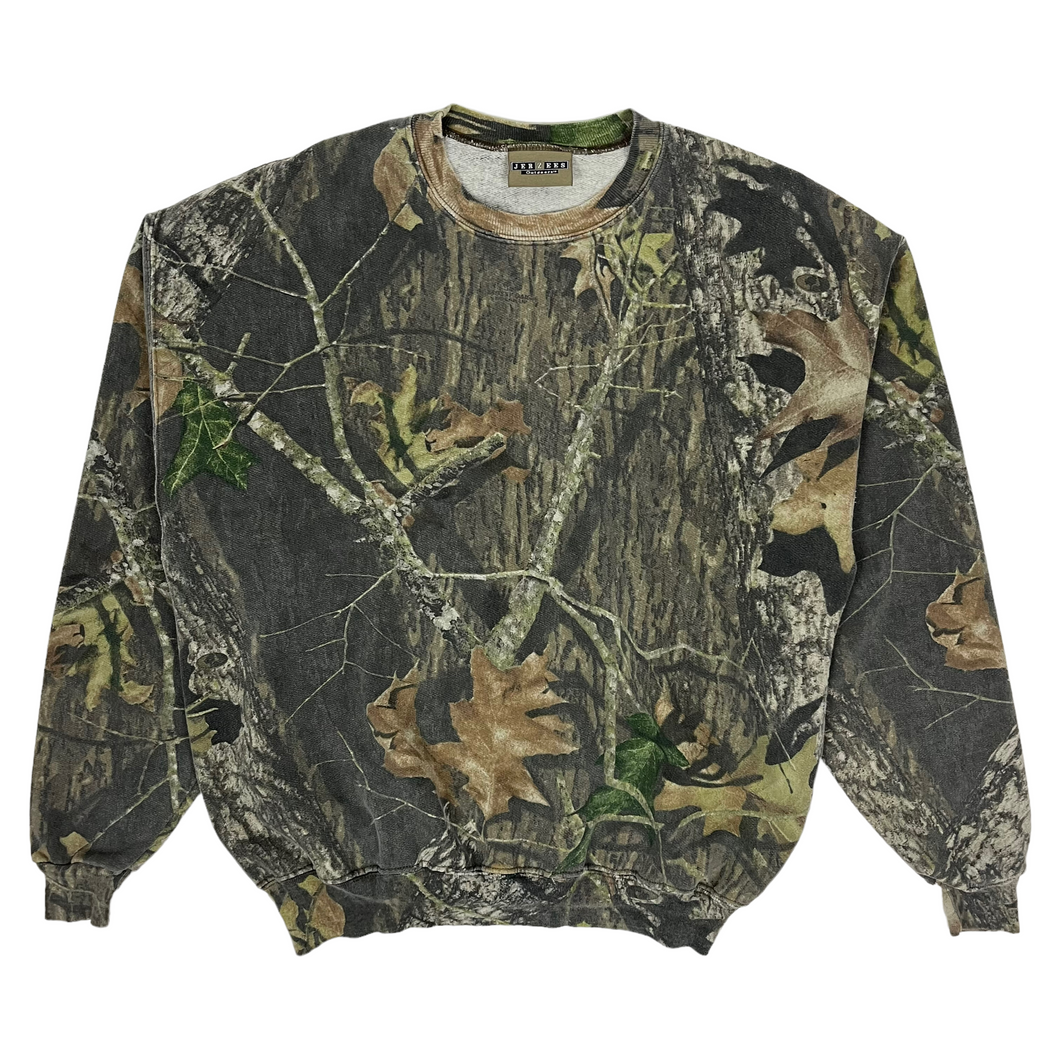 Real Tree Camo Crewneck Sweatshirt - Size L