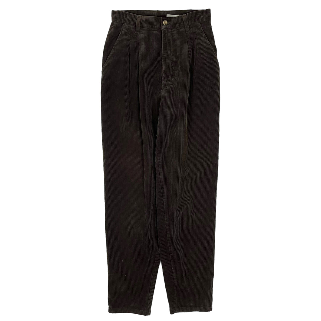 Women's Northern Reflections Pleated Corduroy Trousers - Size 26