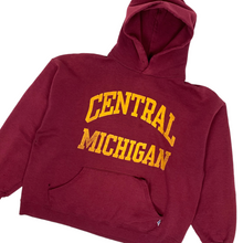Load image into Gallery viewer, Central Michigan Distressed Russell Hoodie - Size M
