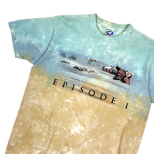 Load image into Gallery viewer, 1999 Star Wars Episode I Liquid Blue All Over Print Tee - Size L/XL
