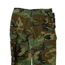Load image into Gallery viewer, Woodland Camo Cargo Pants - Size 32&quot;
