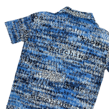 Load image into Gallery viewer, Moschino Jeans Kaos All Over Type Quarter Zip Shirt - Size M
