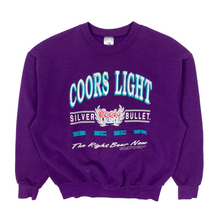 Load image into Gallery viewer, 1992 Coors Light Silver Bullet Beer Crewneck Sweatshirt - Size XL
