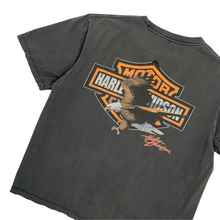 Load image into Gallery viewer, Harley Davidson Distressed Biker Eagle Tee - Size L
