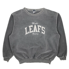 Load image into Gallery viewer, Distressed Toronto Maple Leafs Tonal Crewneck Sweatshirt - Size L
