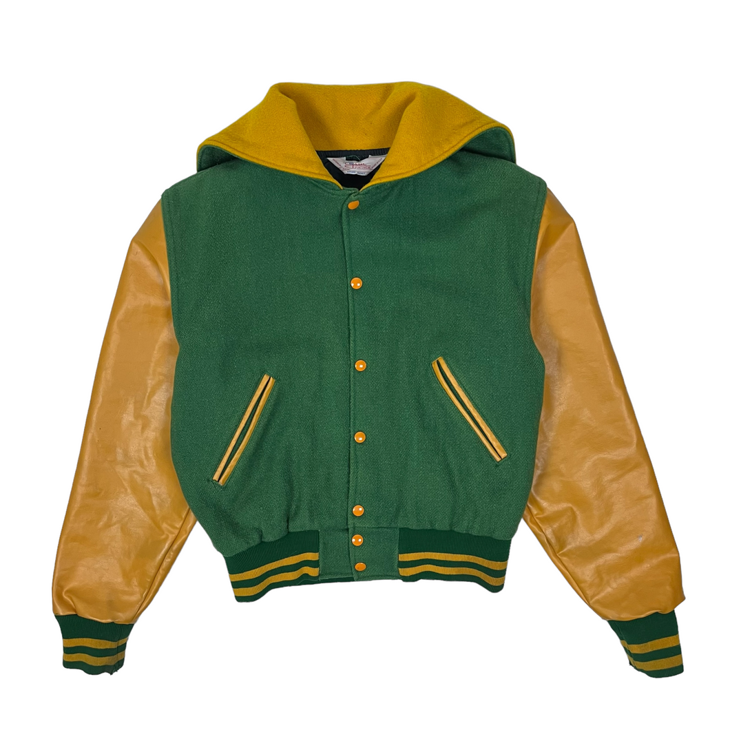 Hooded Varsity Jacket - Size M