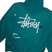 Load image into Gallery viewer, Repaired Stussy Hoodie - Size L

