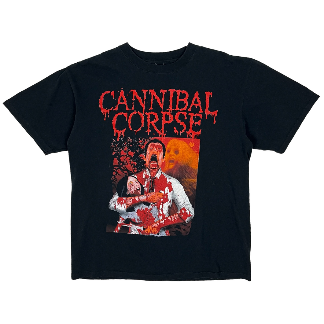 2007 Cannibal Corpse Death Walking Terror Tee - Size L