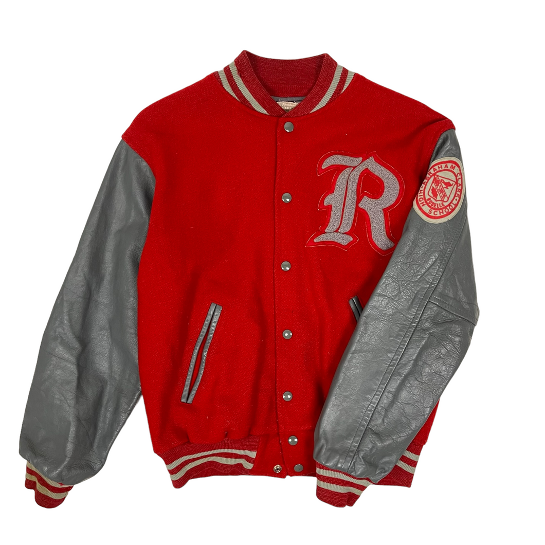 Rams High School USA Made Letterman Jacket - Size M