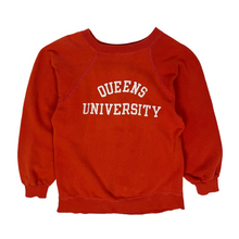 Load image into Gallery viewer, Champion Blue Bar Queens University Crewneck Sweatshirt - Size S
