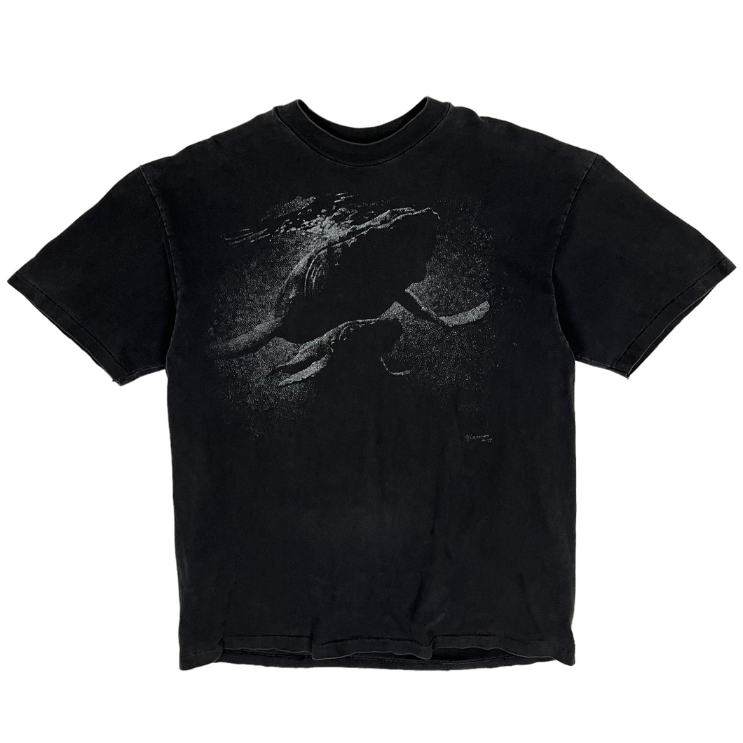 1991 Humpback Whale Graphic Tee - Size L