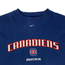 Load image into Gallery viewer, Montreal Canadiens Nike Center Swoosh Crewneck Sweatshirt - Size L/XL
