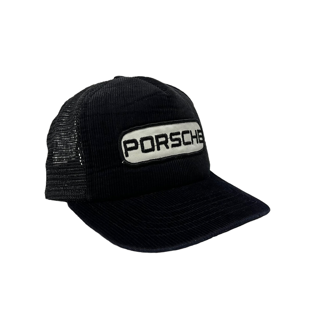 Porsche Corduroy Mesh Trucker Hat  - Adjustable