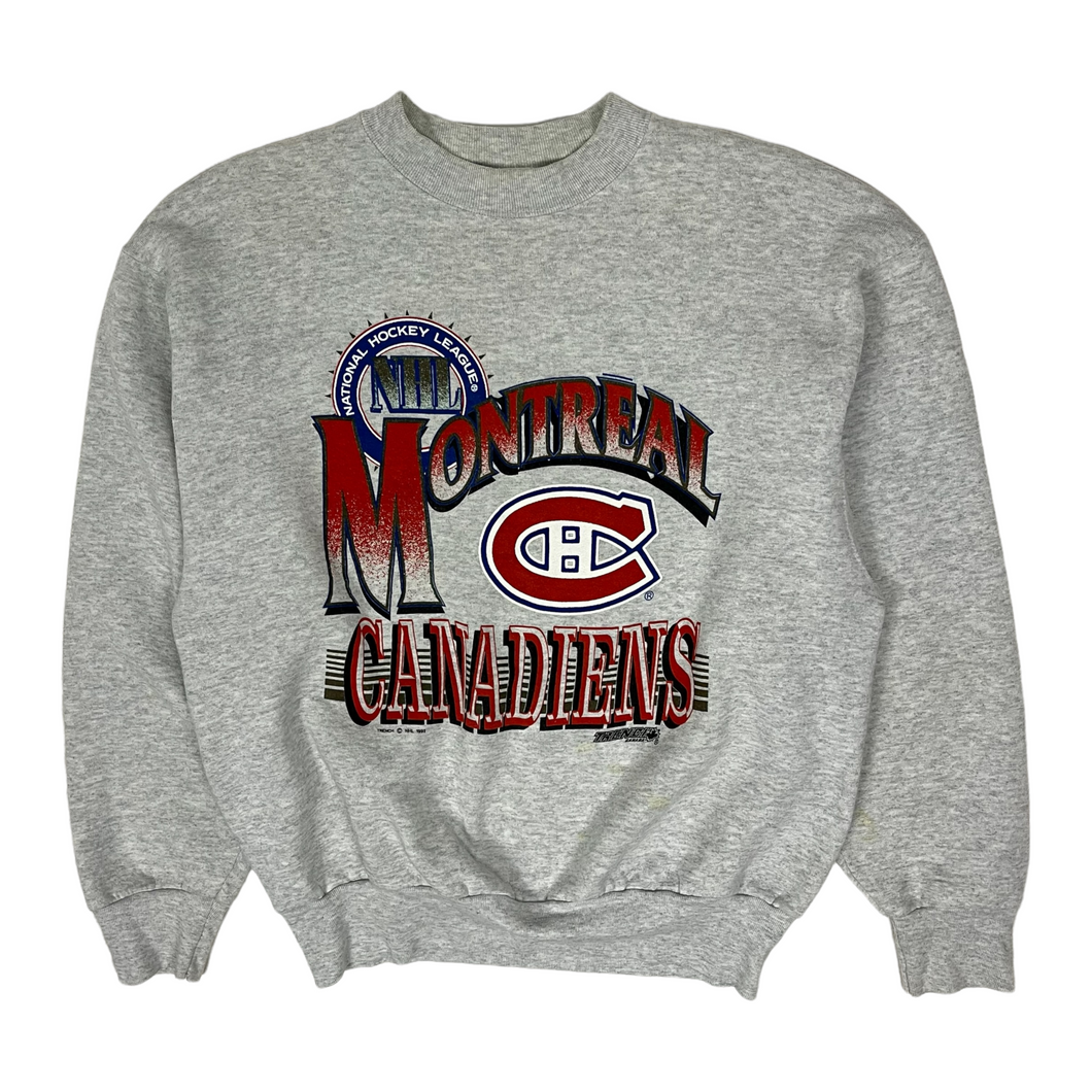 1992 Montreal Canadiens NHL Crewneck Sweatshirt - Size L