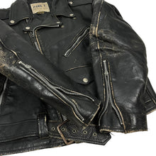 Load image into Gallery viewer, USA Made Leather Biker Jacket - Size M
