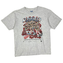 Load image into Gallery viewer, 1997 Detroit Red Wings Stanley Cup Champions Cartoon Tee - Size XL
