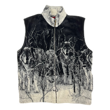Load image into Gallery viewer, Fleece All Over Print Wolf Vest - Size XL
