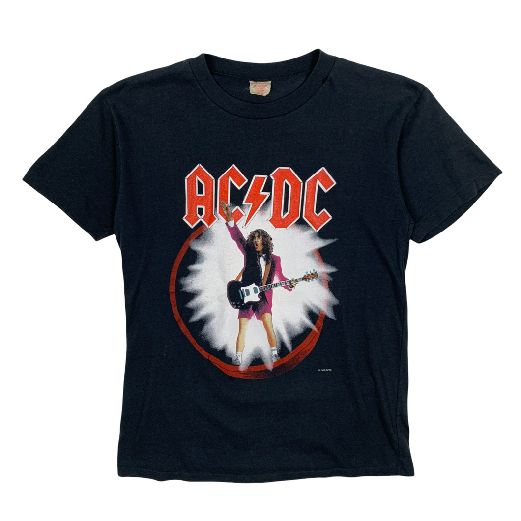 1988 AC/DC Blow Up Your Video World Tour Tee - Size L