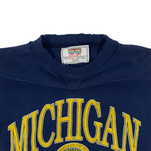 Load image into Gallery viewer, University of Michigan Distressed Crewneck Sweatshirt - Size XL
