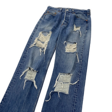 Load image into Gallery viewer, 1990s Levi&#39;s 501 Distressed Denim Jeans - Size 31&quot;
