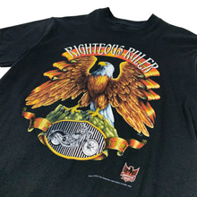 Load image into Gallery viewer, 1993 3D Emblem Righteous Ruler Eagle Biker Tee - Size L/XL
