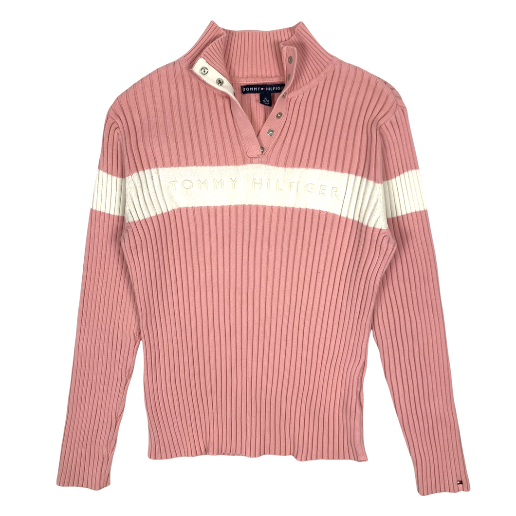 Women's Tommy Hilfiger Knit Quarter Button Sweater - Size L