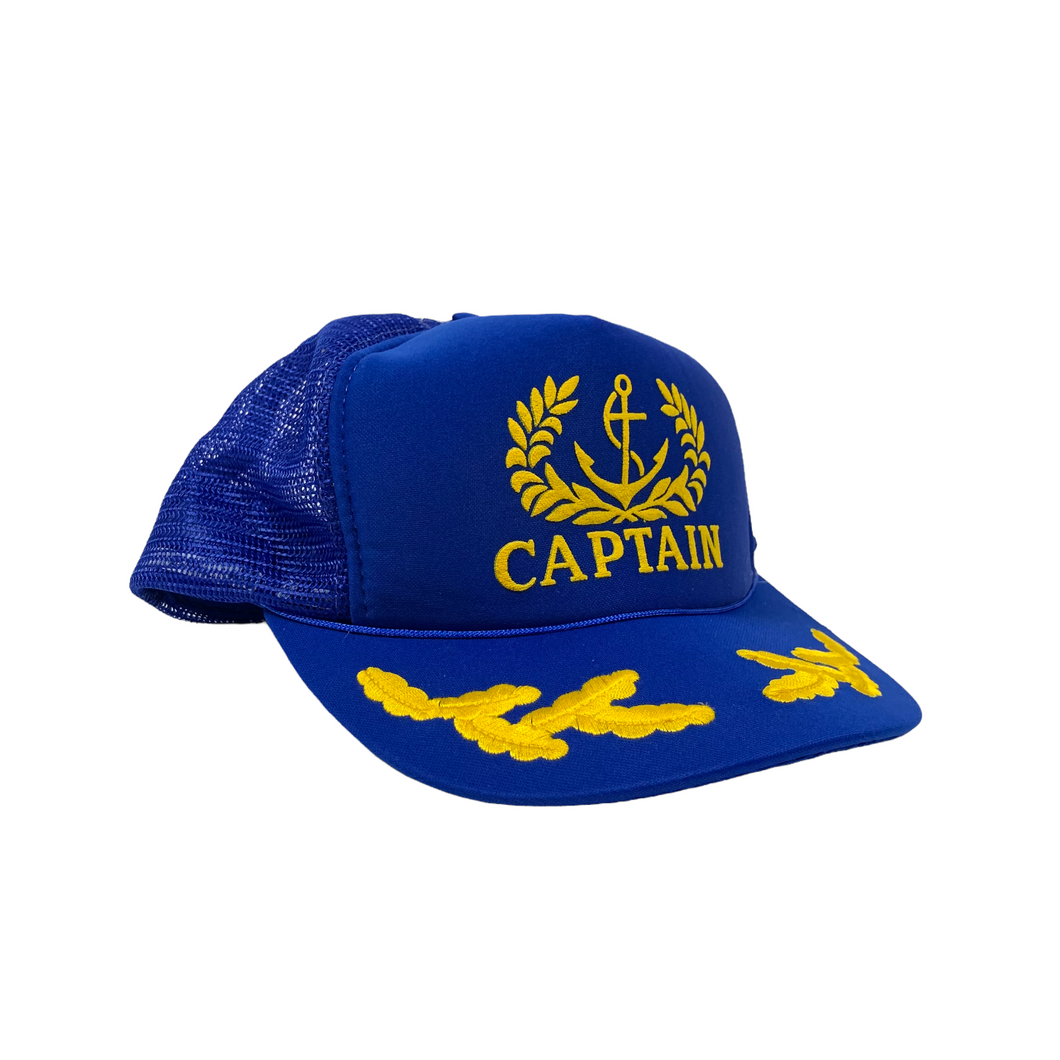 Captian's Trucker Hat - Adjustable