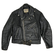 Load image into Gallery viewer, USA Made Leather Biker Jacket - Size M
