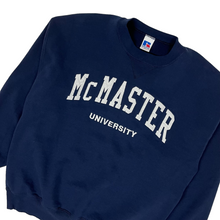 Load image into Gallery viewer, McMaster University Russell USA Made Crewneck Sweatshirt - Size XL
