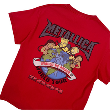 Load image into Gallery viewer, 2004 Metallica Madly In Anger World Tour Cartoon Tee - Size L
