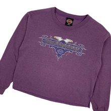 Load image into Gallery viewer, Women&#39;s 1998 Harley Davidson Cropped Long Sleeve Tee - Size M
