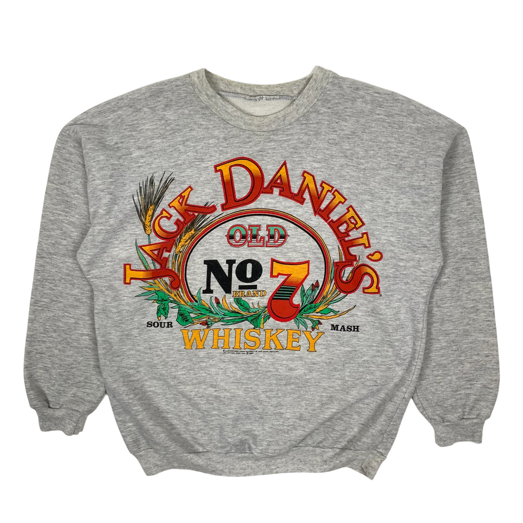 1990 Jack Daniel's No. 7  Whiskey Crewneck Sweatshirt - Size M