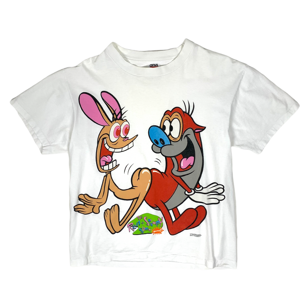 1993 The Ren & Stimpy Show By Nickelodeon Tee - Size M