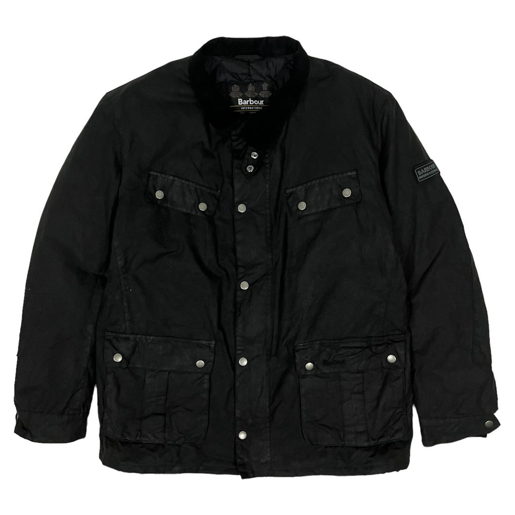 Barbour International Waxed Jacket - Size L